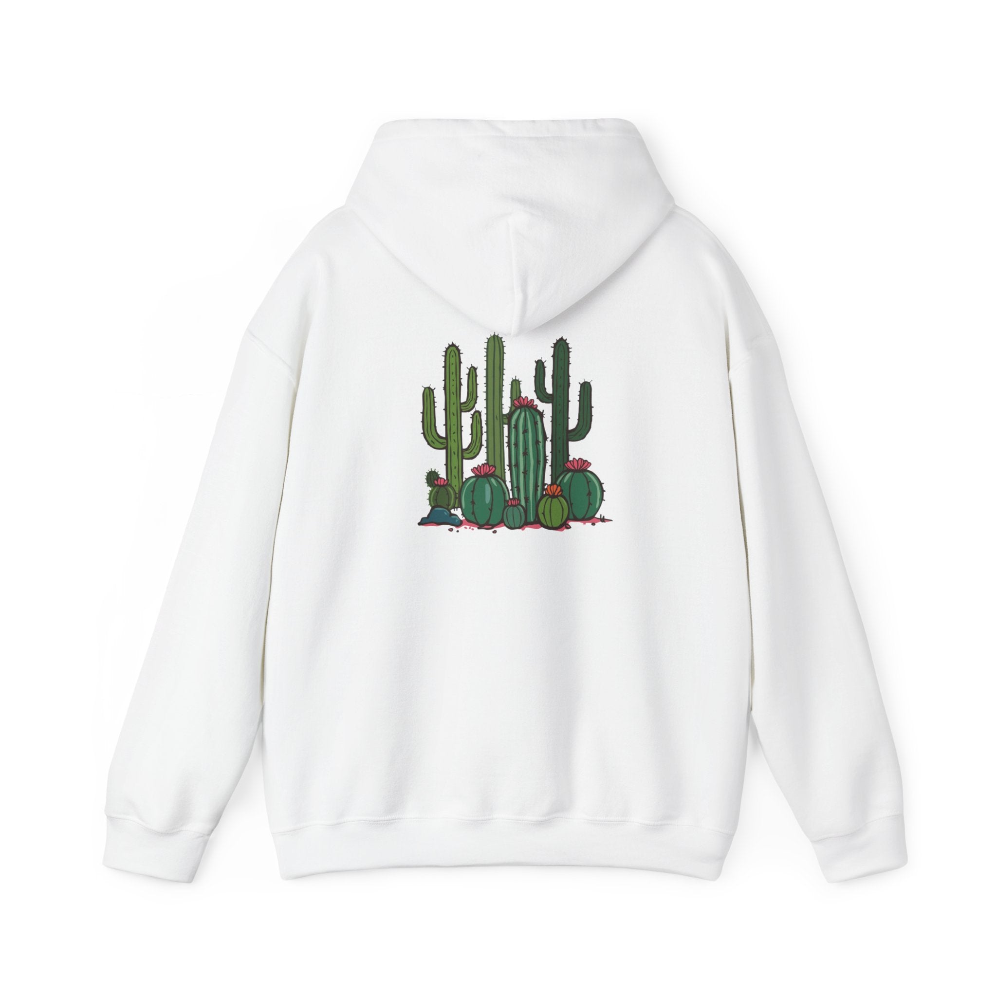 Hoodie — Relax Cactus Graphic Pullover (Desert Plant Crewneck)