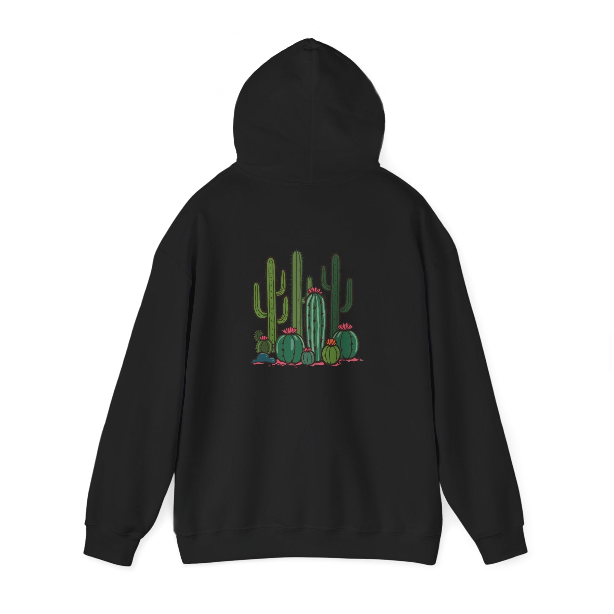 Hoodie — Relax Cactus Graphic Pullover (Desert Plant Crewneck)