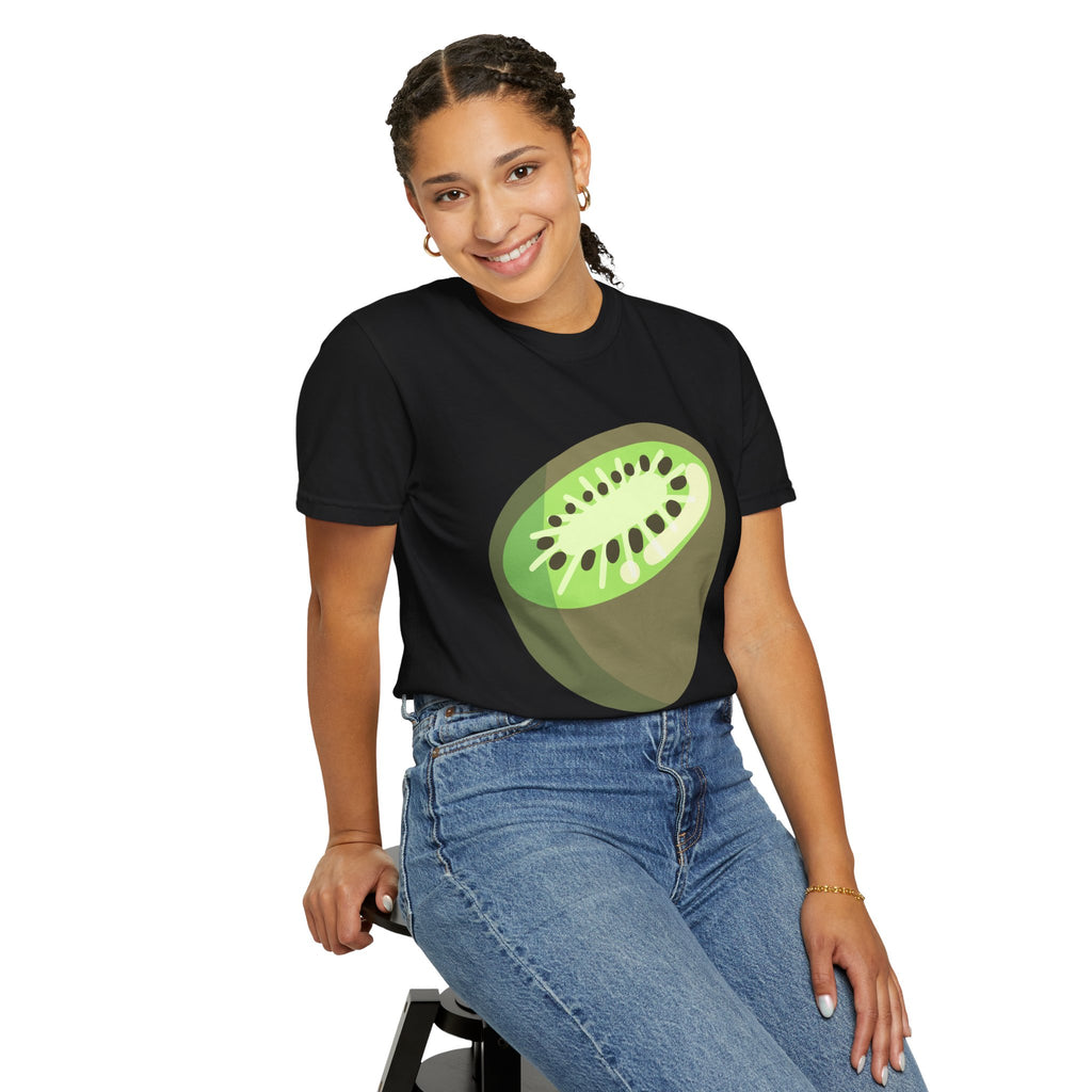 Kiwi Fruit Illustration T-shirt | Tropical Produce Graphic Tee