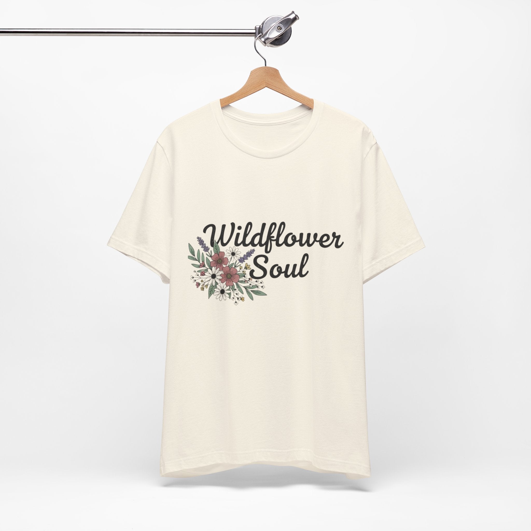 Wildflower Soul T-Shirt — Floral Graphic Tee for Free-Spirited Women