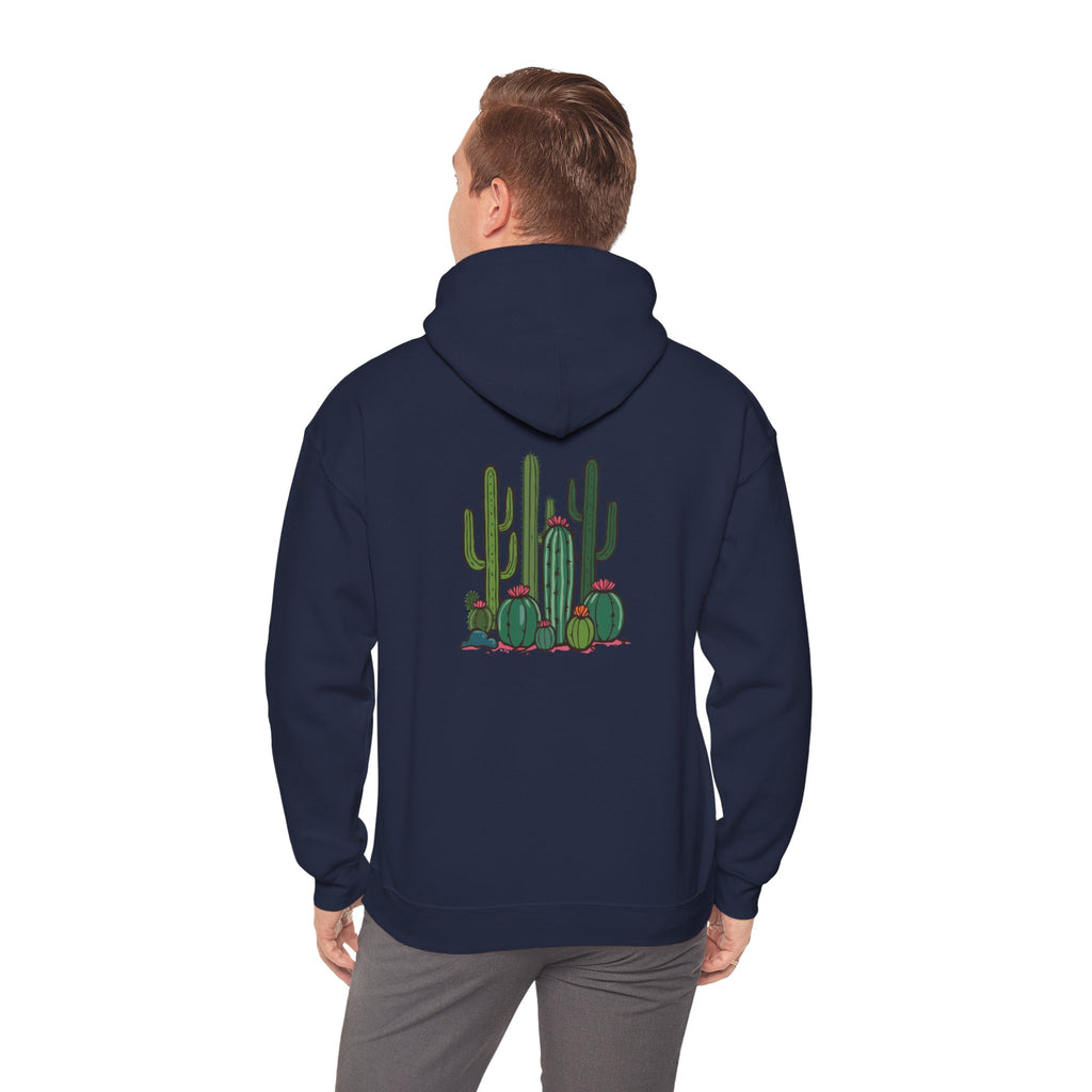 Hoodie — Relax Cactus Graphic Pullover (Desert Plant Crewneck)