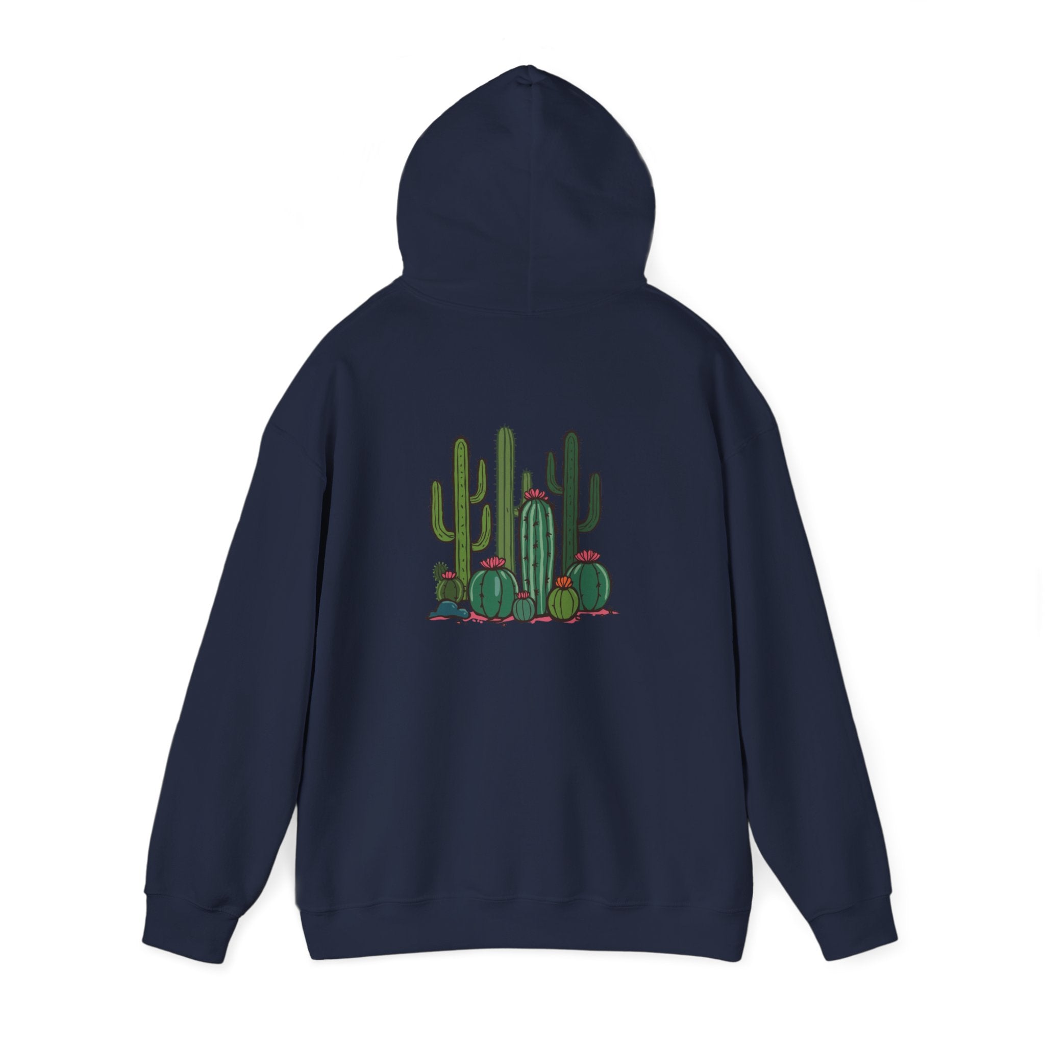 Hoodie — Relax Cactus Graphic Pullover (Desert Plant Crewneck)