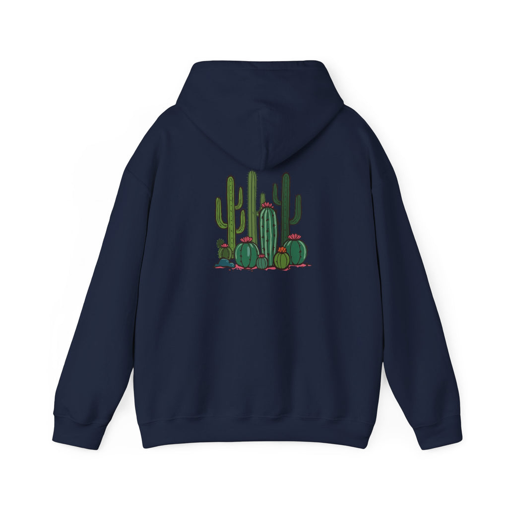 Hoodie — Relax Cactus Graphic Pullover (Desert Plant Crewneck)