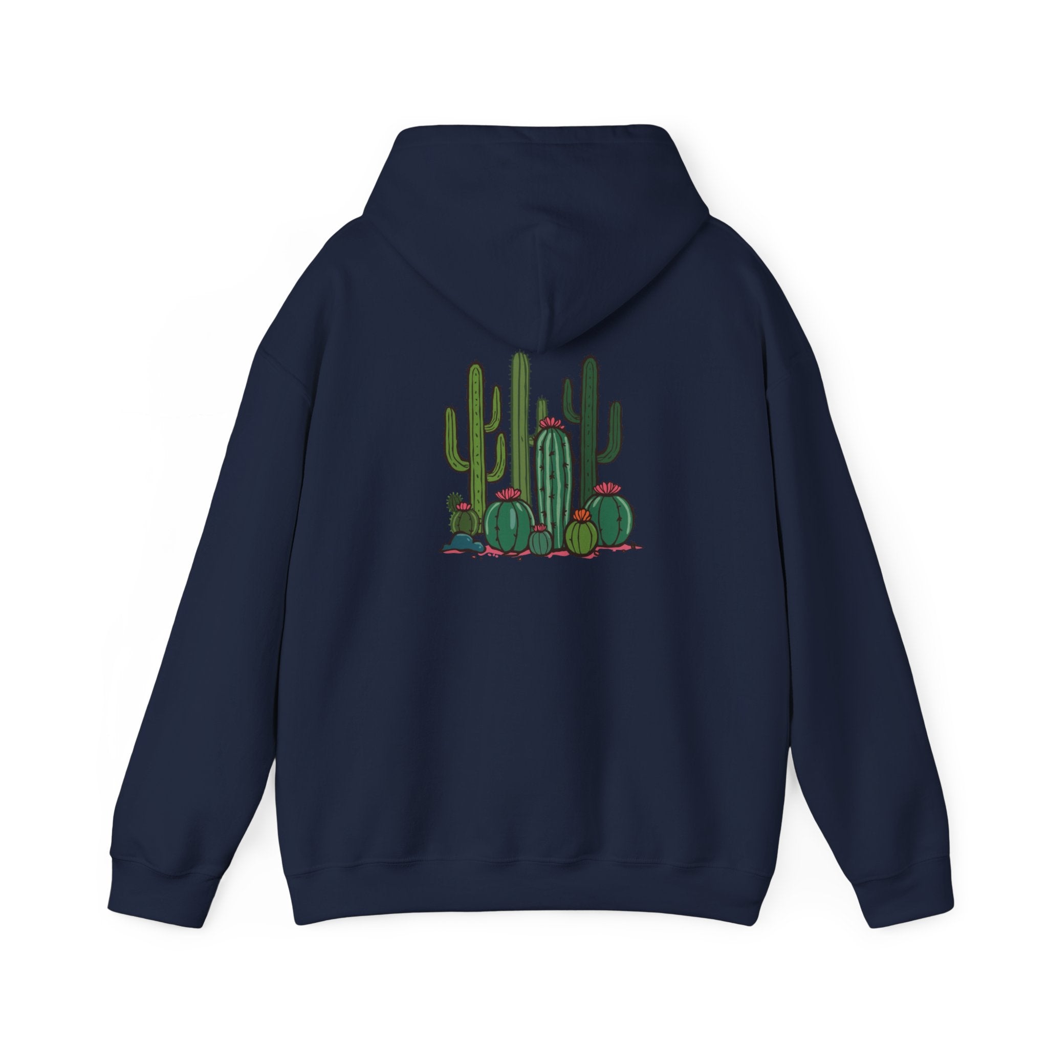 Hoodie — Relax Cactus Graphic Pullover (Desert Plant Crewneck)