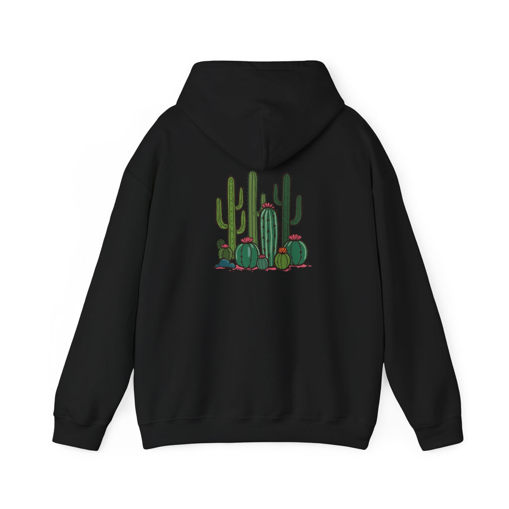Hoodie — Relax Cactus Graphic Pullover (Desert Plant Crewneck)
