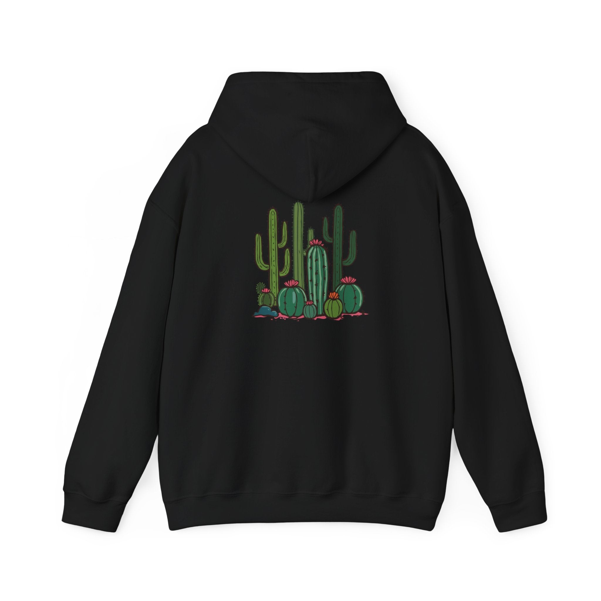 Hoodie — Relax Cactus Graphic Pullover (Desert Plant Crewneck)