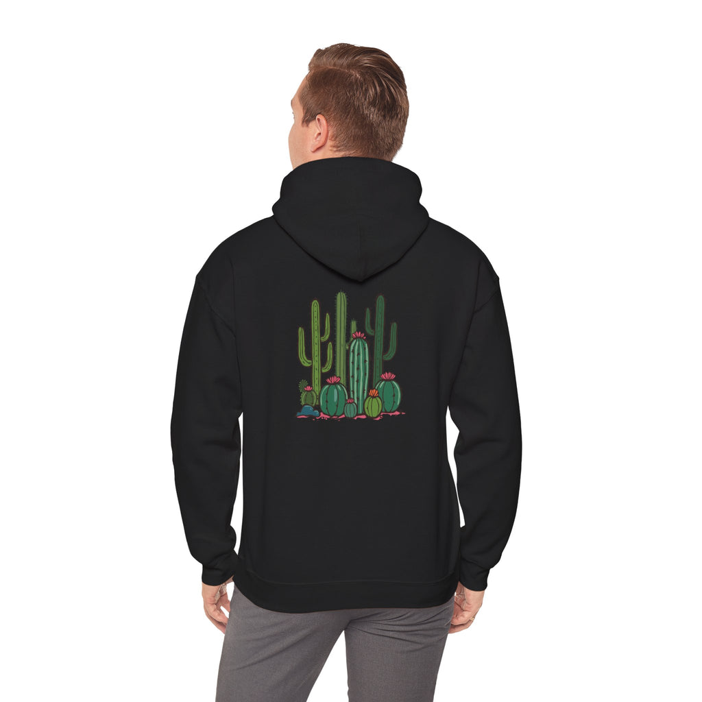 Hoodie — Relax Cactus Graphic Pullover (Desert Plant Crewneck)