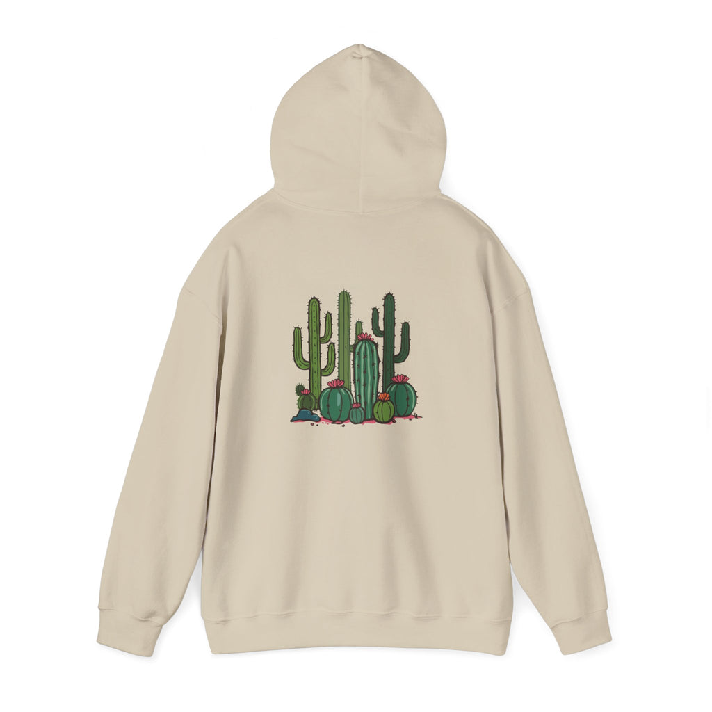 Hoodie — Relax Cactus Graphic Pullover (Desert Plant Crewneck)