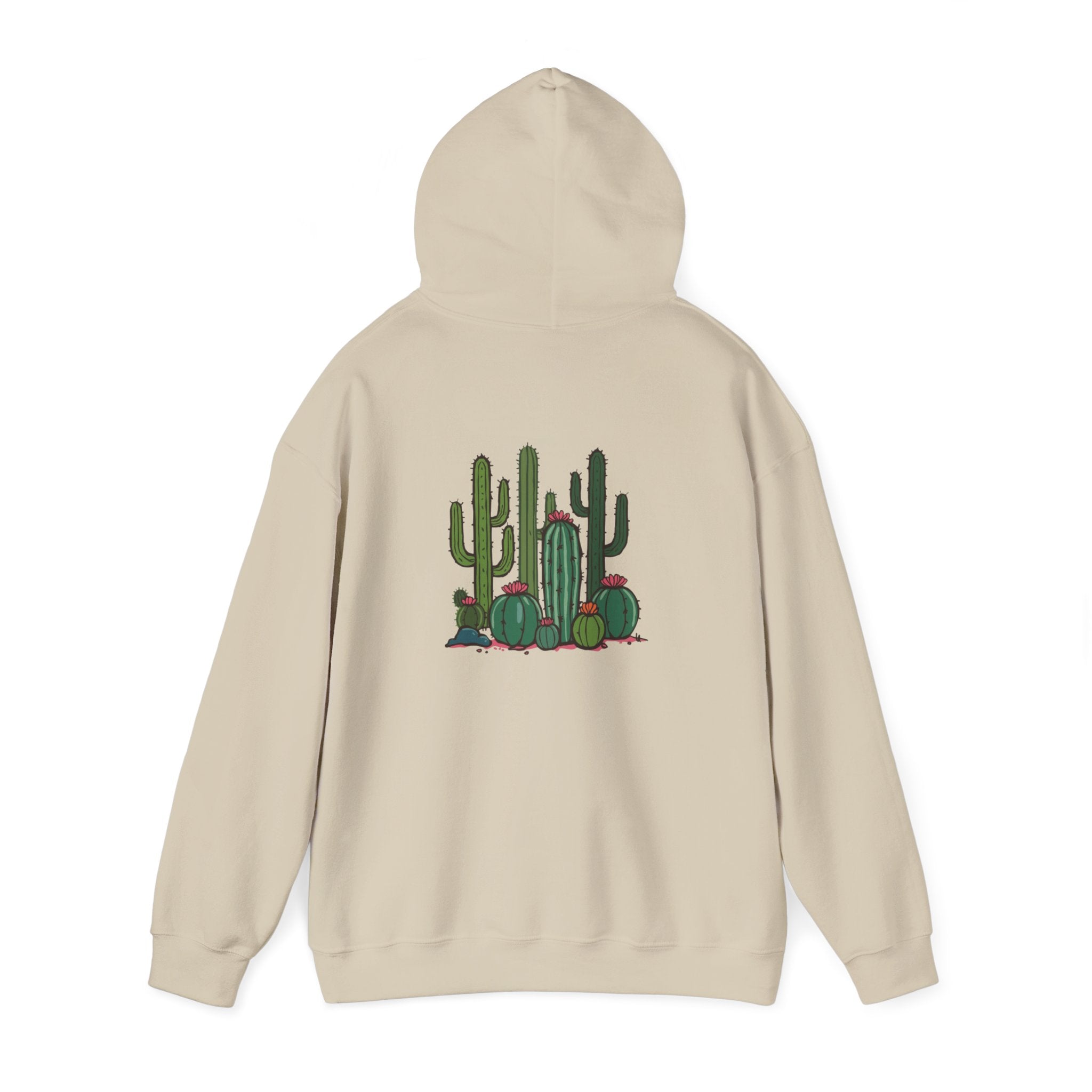 Hoodie — Relax Cactus Graphic Pullover (Desert Plant Crewneck)