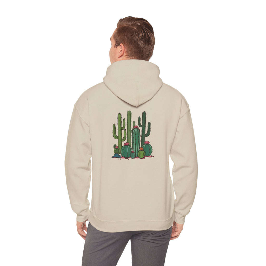 Hoodie — Relax Cactus Graphic Pullover (Desert Plant Crewneck)