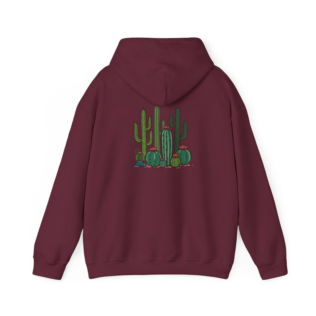 Hoodie — Relax Cactus Graphic Pullover (Desert Plant Crewneck)
