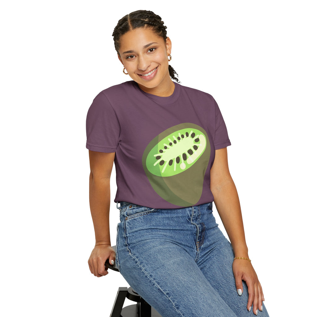 Kiwi Fruit Illustration T-shirt | Tropical Produce Graphic Tee